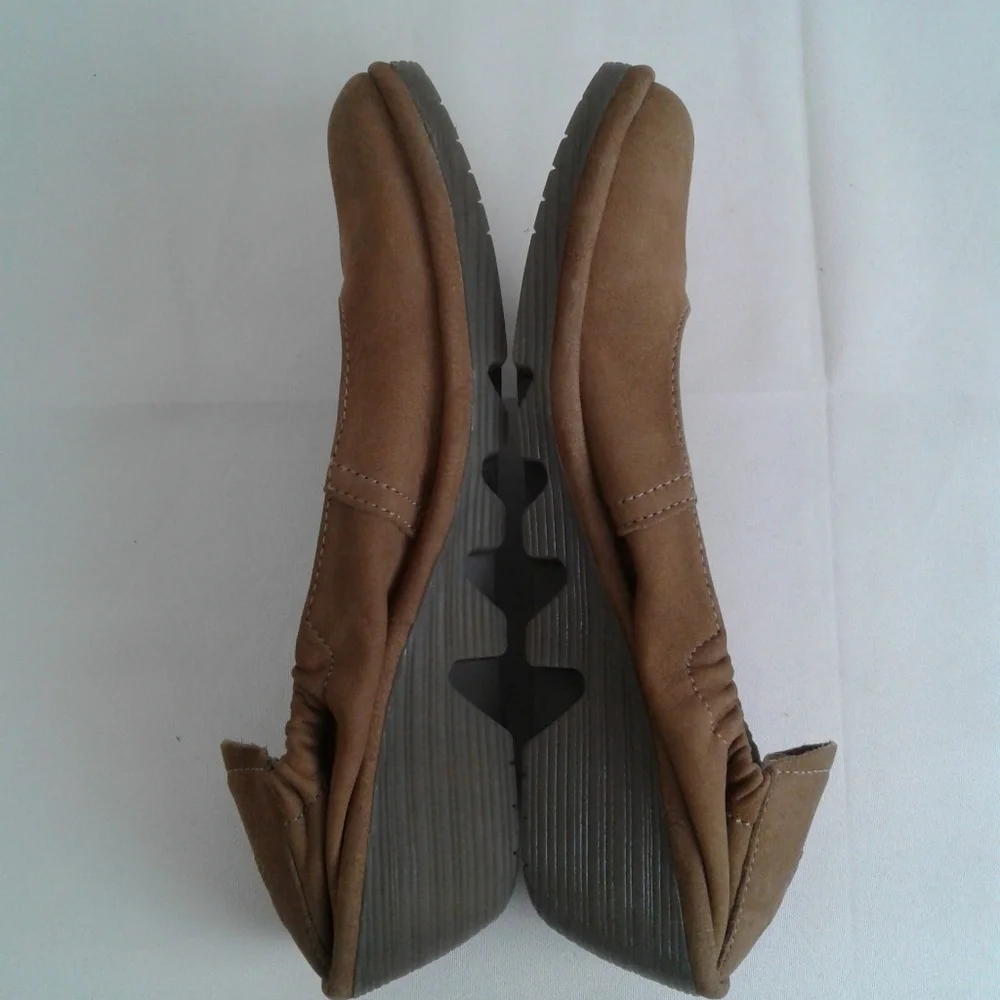 Fly London Yala Wedge Brown Suede Slip-On Size 38 US Women’s 7.5–8